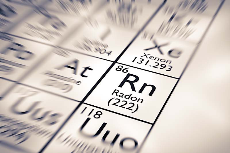Focus on Radon Chemical Element from the Mendeleev Periodic Table